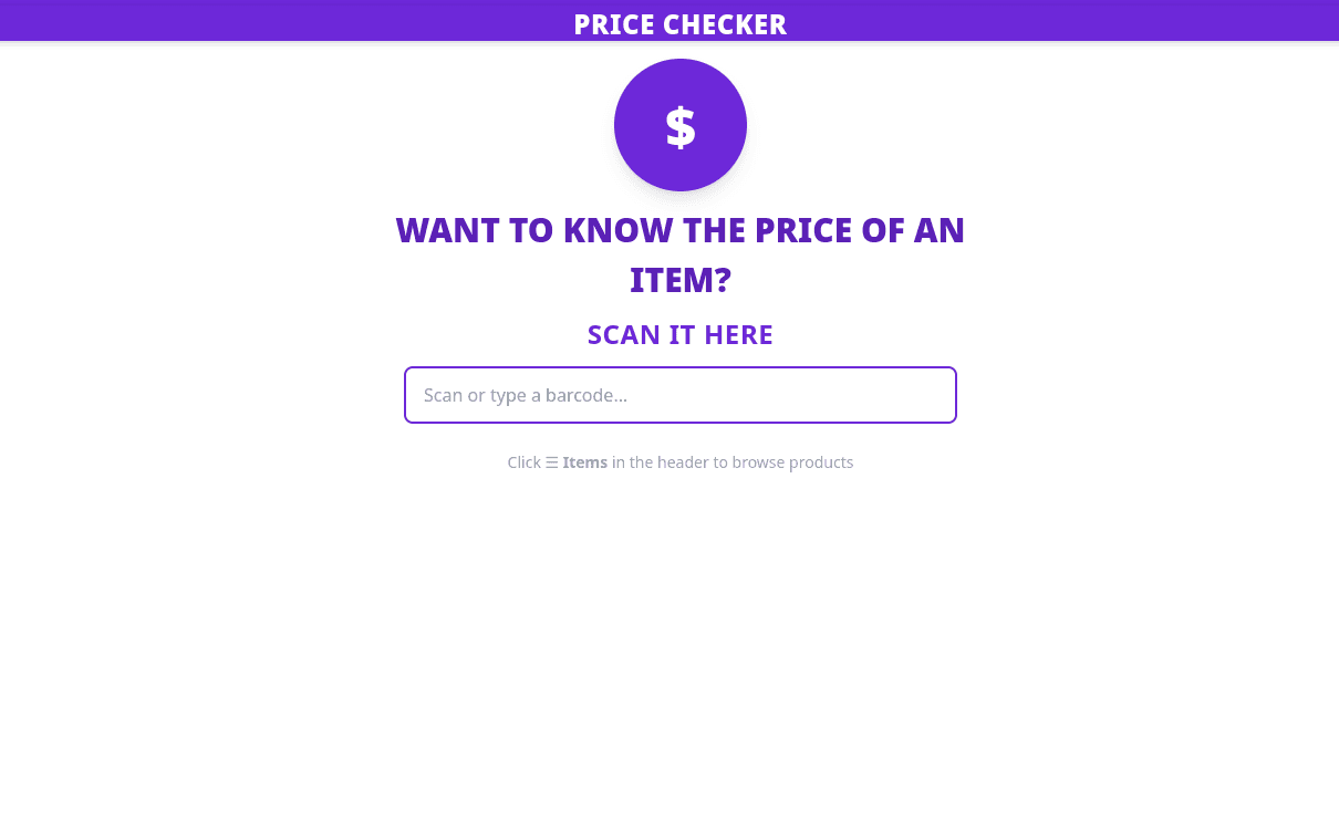 Price Check App